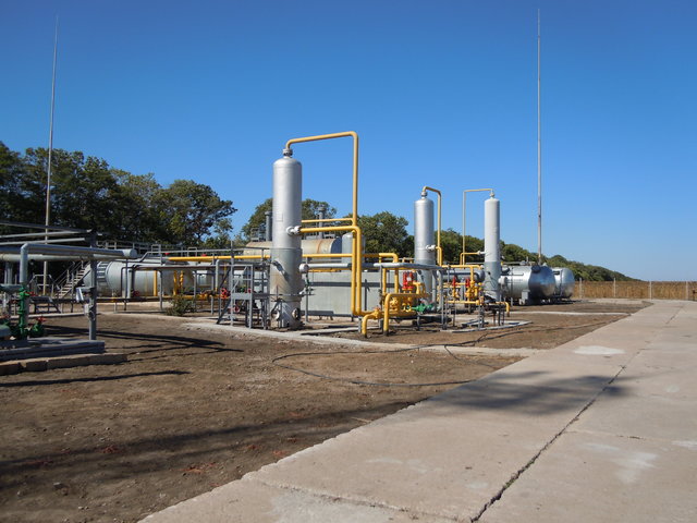 Gas production facilities